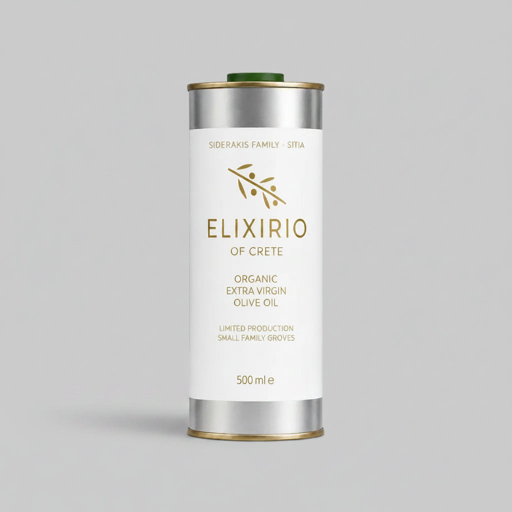 Organic Extra Virgin Olive Oil 500ml (Tin Can)