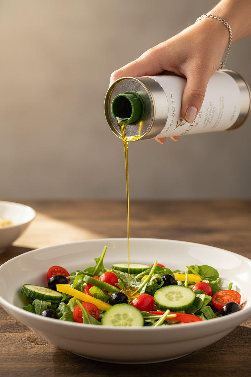 Organic Extra Virgin Olive Oil (tin can) pack of 5 *(500ml)