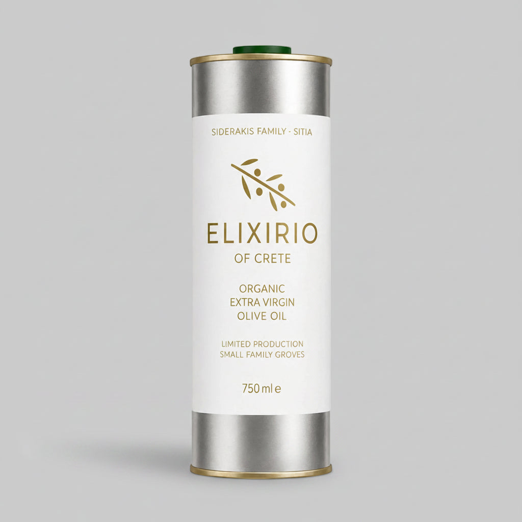 Organic Extra Virgin Olive Oil 750ml (Tin Can)